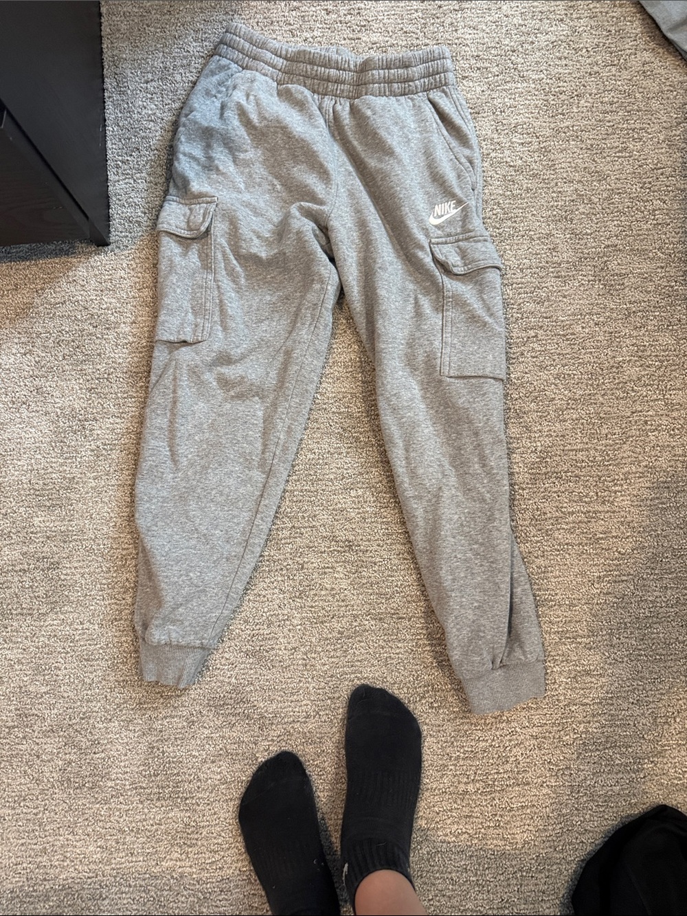 Nike Light Gray Cargo Sweat Joggers